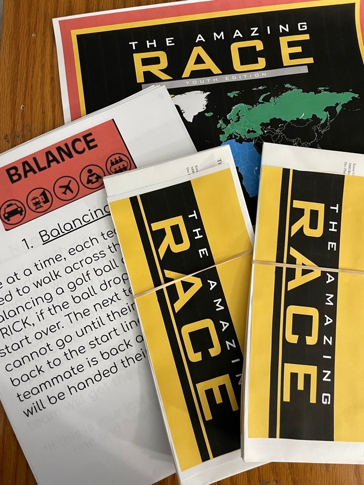 image of amazing race materials