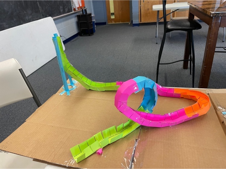image of paper rollercoaster 