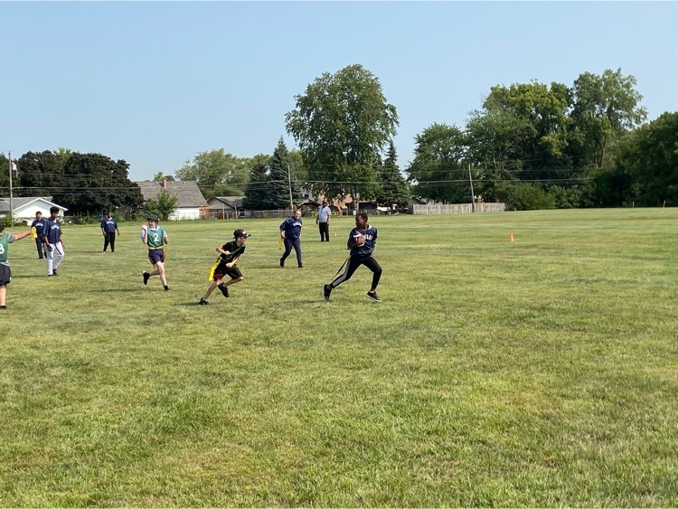 Celebrating sportsmanship and incredible teamwork at 106 and 104’s first CAAEL flag football game!